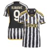 Camiseta de fútbol Juventus 2023-24 Vlahovic 9 Primera Equipación - Mujer